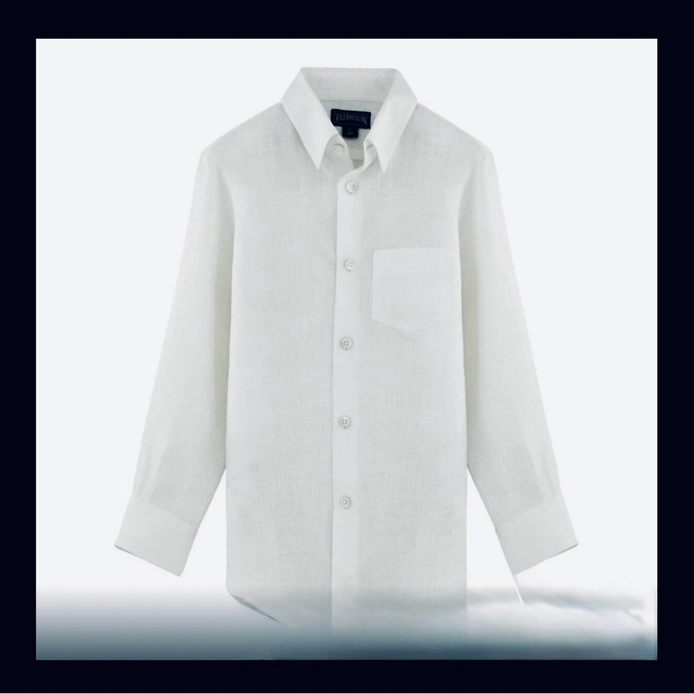 Vilebrequin Boy's Jessy Linen Button Shirt